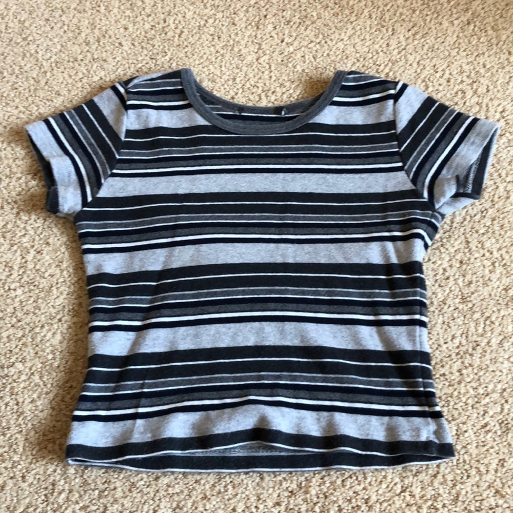 Brandy Melville Stripped Crop Top